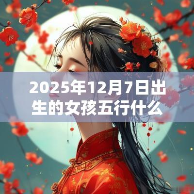 2025年12月7日出生的女孩五行什么命缺火周易取名