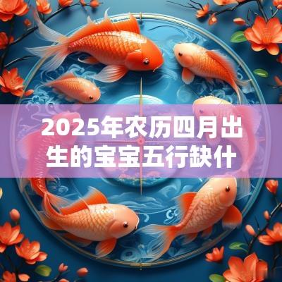 2025年农历四月出生的宝宝五行缺什么新生儿周易取名