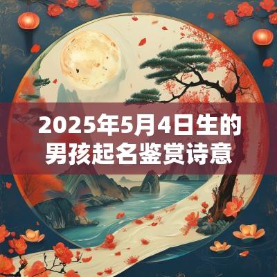 2025年5月4日生的男孩起名鉴赏诗意满满的男生名字