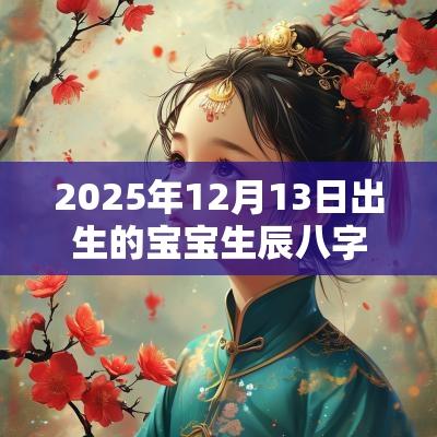2025年12月13日出生的宝宝生辰八字应该如何改运