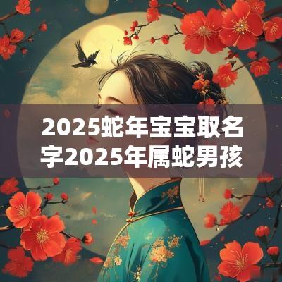 2025蛇年宝宝取名字2025年属蛇男孩最吉利的名字