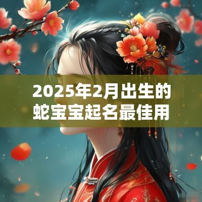 2025年2月出生的蛇宝宝起名最佳用字宜忌用字大全