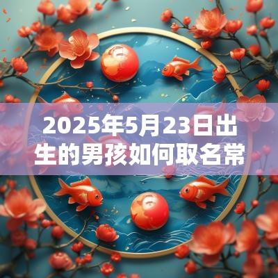 2025年5月23日出生的男孩如何取名常用好名分享