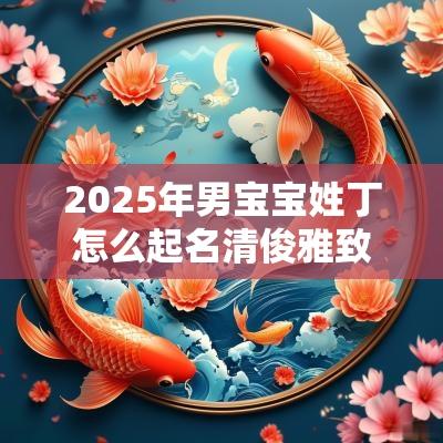 2025年男宝宝姓丁怎么起名清俊雅致的丁氏男孩名字