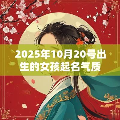 2025年10月20号出生的女孩起名气质高贵美名推荐