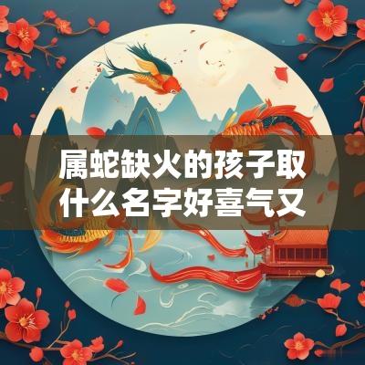 属蛇缺火的孩子取什么名字好喜气又好听的宝宝名字推荐 属蛇缺火的孩子取什么名字好喜气又好听的宝宝名字推荐