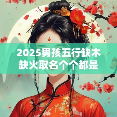 2025男孩五行缺木缺火取名个个都是一眼万年的好名