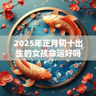 2025年正月初十出生的女孩命运好吗五行缺火女孩名字