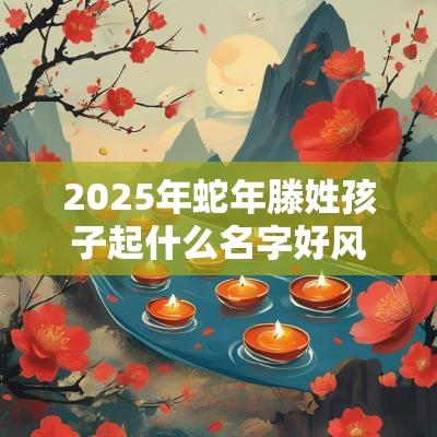 2025年蛇年滕姓孩子起什么名字好风姿绰约的宝宝取名