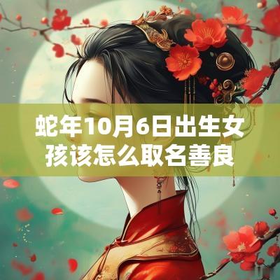 蛇年10月6日出生女孩该怎么取名善良温柔的女宝宝名字