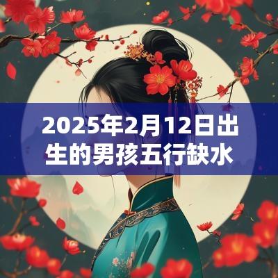 2025年2月12日出生的男孩五行缺水火八字算命取名