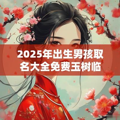 2025年出生男孩取名大全免费玉树临风的男宝宝好名字