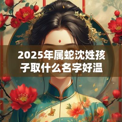 2025年属蛇沈姓孩子取什么名字好温润如玉的宝宝起名