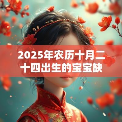 2025年农历十月二十四出生的宝宝缺什么取名如何补火
