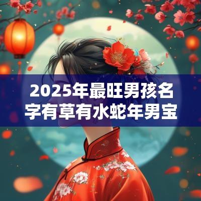 2025年最旺男孩名字有草有水蛇年男宝宝取名最佳用字