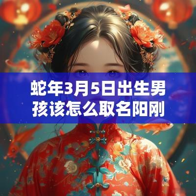 蛇年3月5日出生男孩该怎么取名阳刚的属蛇男宝宝名字