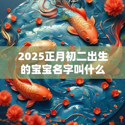 2025正月初二出生的宝宝名字叫什么正月出生宝宝起名
