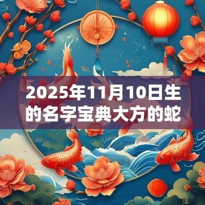 2025年11月10日生的名字宝典大方的蛇年孩子名字