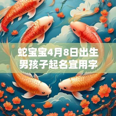 蛇宝宝4月8日出生男孩子起名宜用字才华过人的男宝宝名字