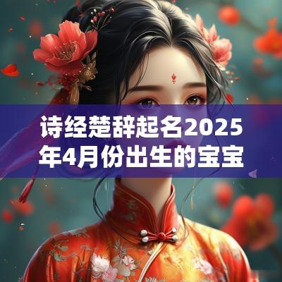 诗经楚辞起名2025年4月份出生的宝宝韵律优美的名字