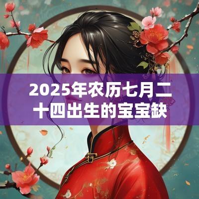 2025年农历七月二十四出生的宝宝缺什么取名如何补木