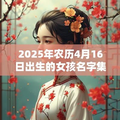 2025年农历4月16日出生的女孩名字集锦好听的名字