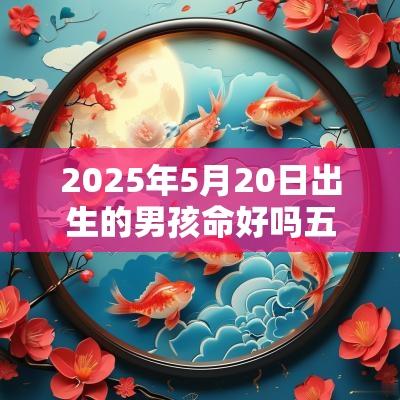 2025年5月20日出生的男孩命好吗五行缺木吉利取名