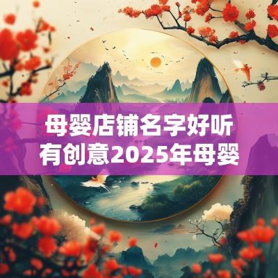 母婴店铺名字好听有创意2025年母婴店起名字招财吉祥
