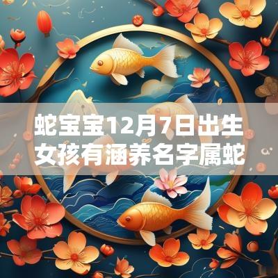 蛇宝宝12月7日出生女孩有涵养名字属蛇女孩起什么名字好