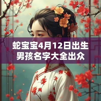 蛇宝宝4月12日出生男孩名字大全出众的男宝宝取名推荐