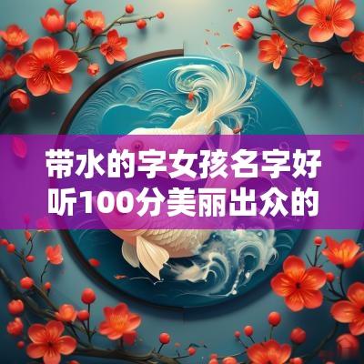带水的字女孩名字好听100分美丽出众的女宝宝名称精选
