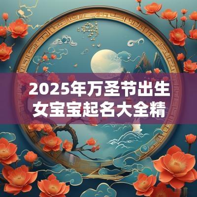 2025年万圣节出生女宝宝起名大全精灵古怪的名字推荐