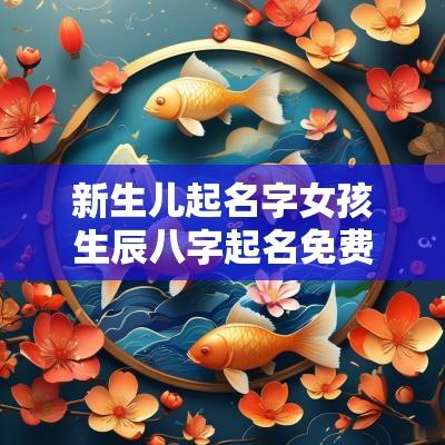 新生儿起名字女孩生辰八字起名免费文雅女孩缺水取名大全