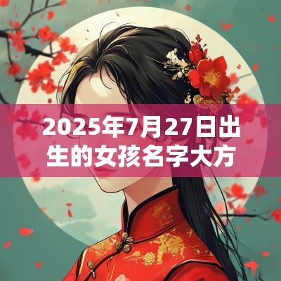 2025年7月27日出生的女孩名字大方好记的名字分享