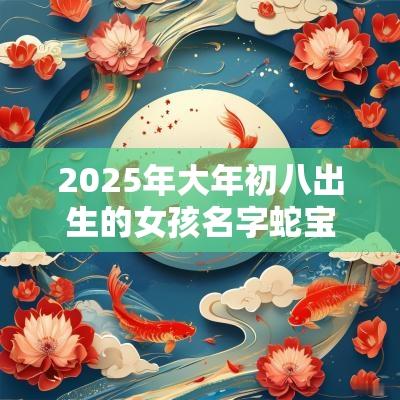 2025年大年初八出生的女孩名字蛇宝宝简单好听的名字