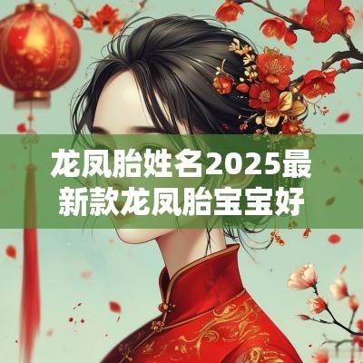 龙凤胎姓名2025最新款龙凤胎宝宝好听的名字大全