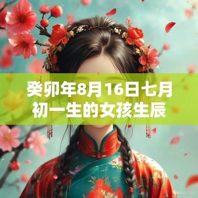 癸卯年8月16日七月初一生的女孩生辰八字缺土宝宝名字