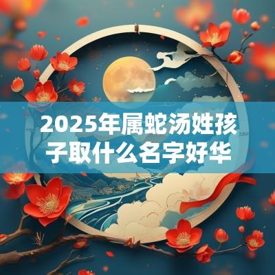 2025年属蛇汤姓孩子取什么名字好华丽大气的宝宝起名