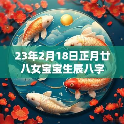23年2月18日正月廿八女宝宝生辰八字意义优美的名字
