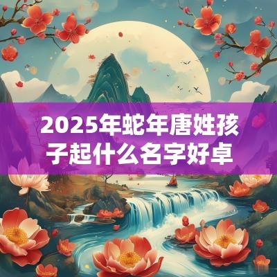 2025年蛇年唐姓孩子起什么名字好卓乎不群的宝宝取名