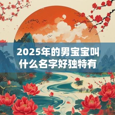 2025年的男宝宝叫什么名字好独特有寓意的男孩取名