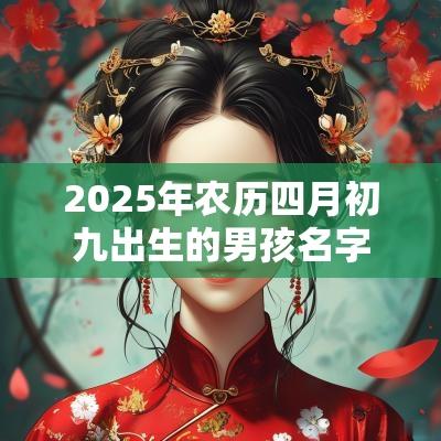 2025年农历四月初九出生的男孩名字五行缺木免费取名