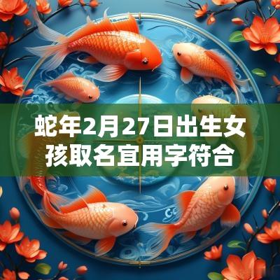 蛇年2月27日出生女孩取名宜用字符合女宝宝生肖喜乐的字