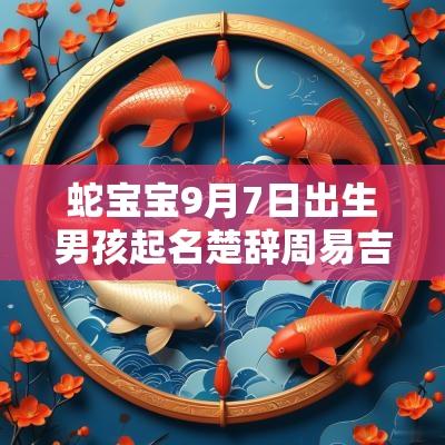 蛇宝宝9月7日出生男孩起名楚辞周易吉利的属蛇男生名字