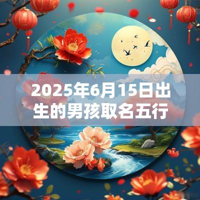 2025年6月15日出生的男孩取名五行缺水大气的名字