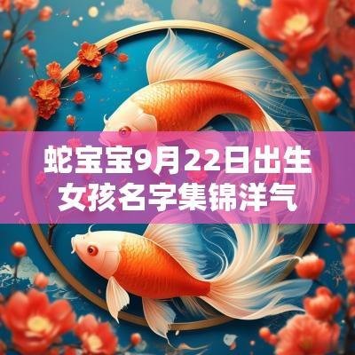 蛇宝宝9月22日出生女孩名字集锦洋气好听的属蛇女生取名