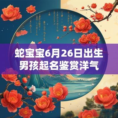 蛇宝宝6月26日出生男孩起名鉴赏洋气的属蛇男宝宝名字