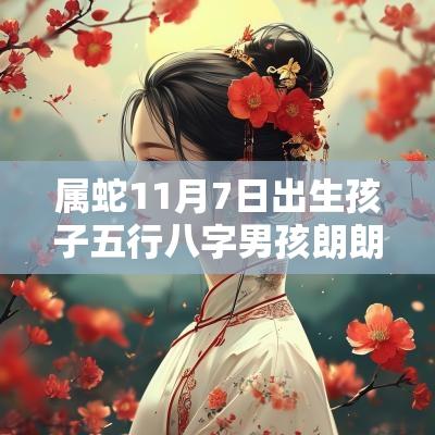 属蛇11月7日出生孩子五行八字男孩朗朗上口的名字大全