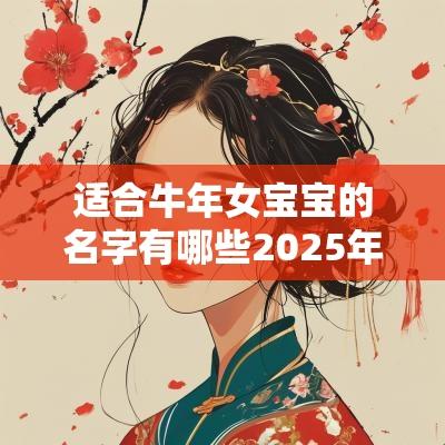 适合蛇年女宝宝的名字有哪些2025年属牛女孩专属定制