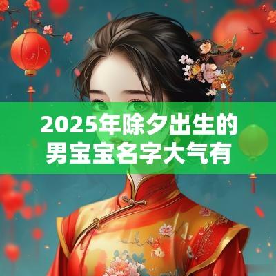 2025年除夕出生的男宝宝名字大气有涵养的男宝宝名字